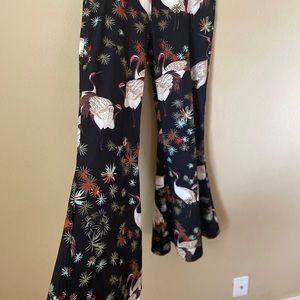 Nasty gal Printed flared pants